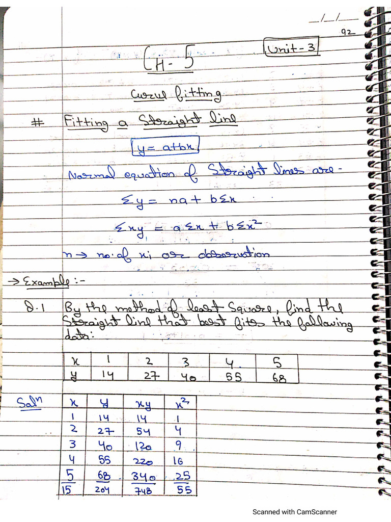 Math Unit-3 (Ch-5) | PDF