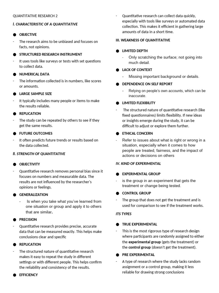 Quantitative Research 2 | PDF | Experiment | Survey Methodology