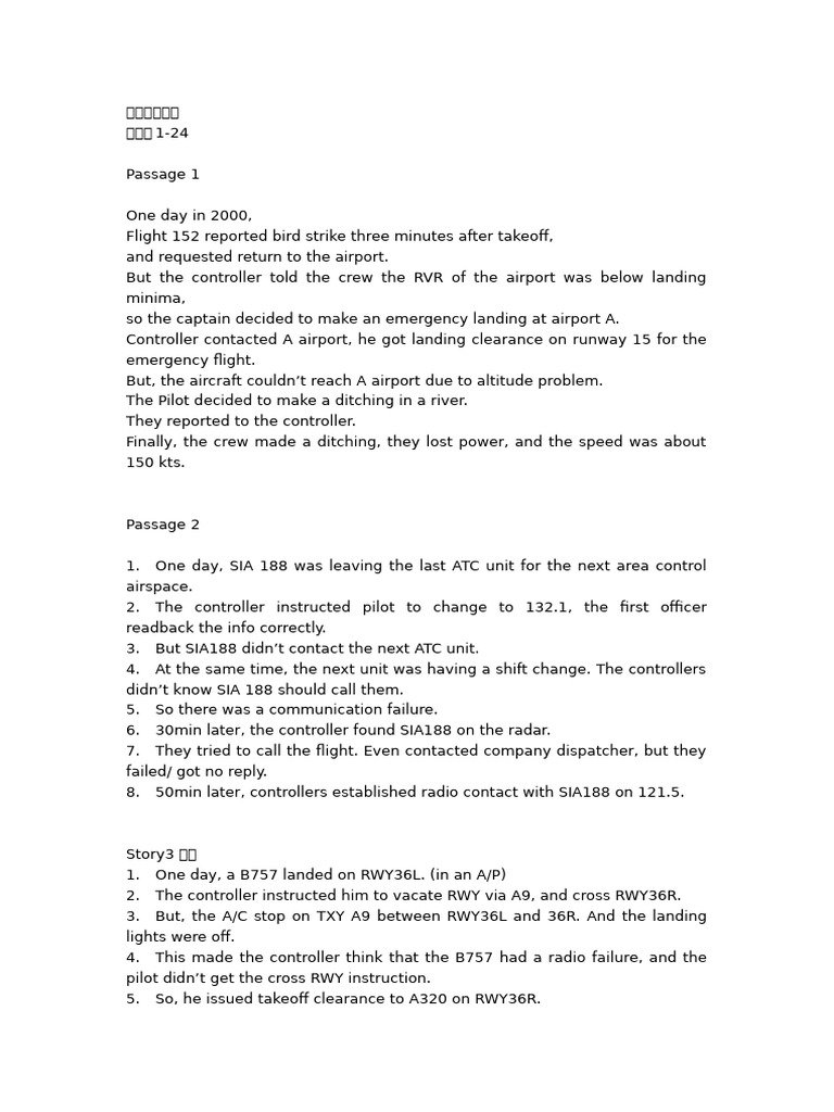 Aviation Incident Reports and Analysis | PDF | Air Traffic Control ...