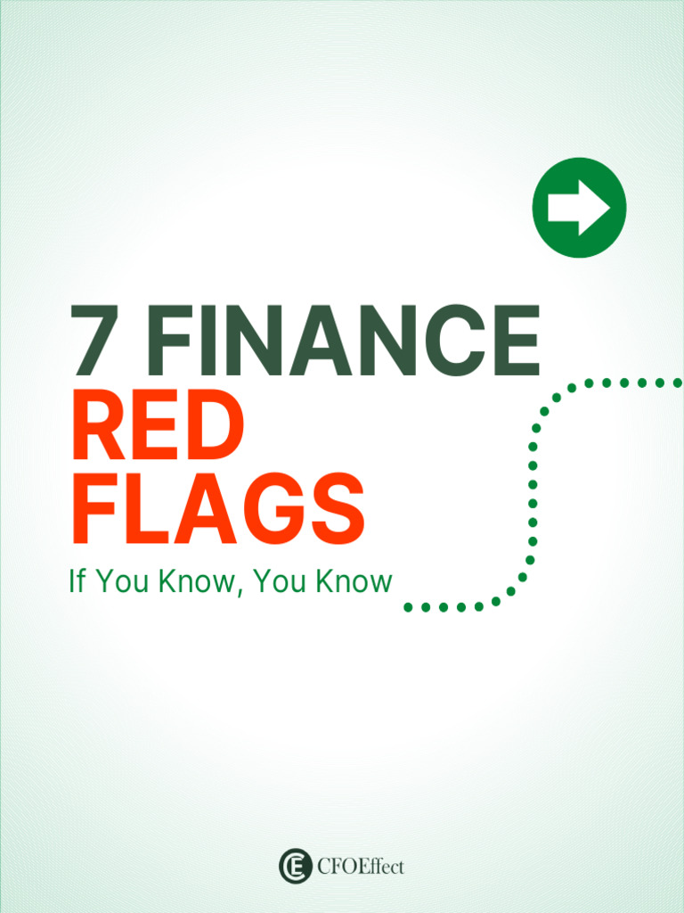 7 Finance Red Flags to Watch For | PDF