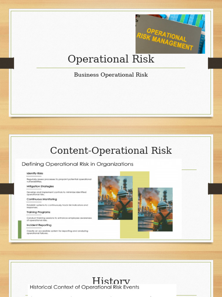 Understanding Operational Risk Management | PDF | Risk Management | Risk