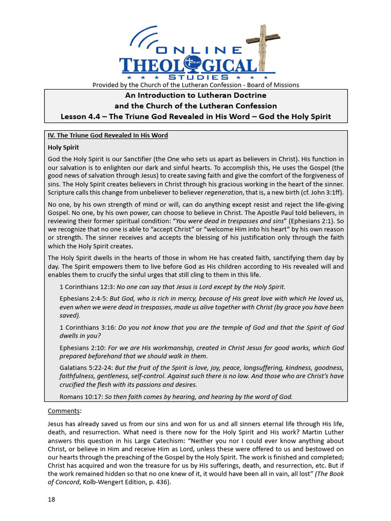 Understanding the Holy Spirit's Role | PDF | Jesus | God In Christianity