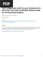 SAP Concur Profile Setup Guide | PDF | Software | Computing