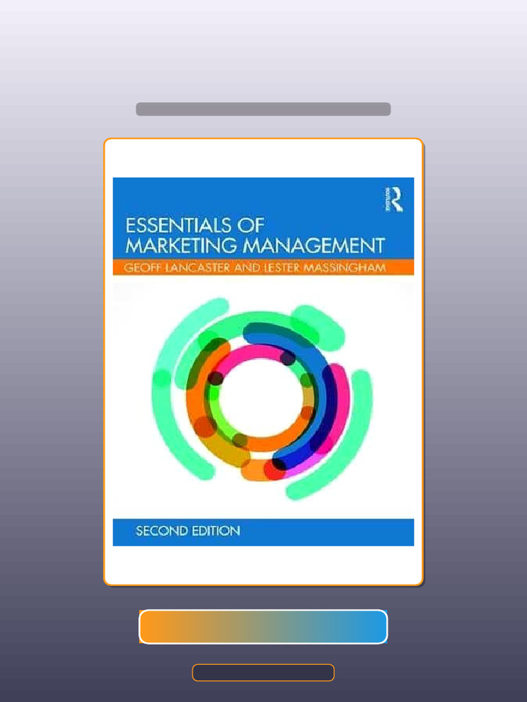 Essentials of Marketing Management 2nd Edition by Geoffrey Lancaster ...