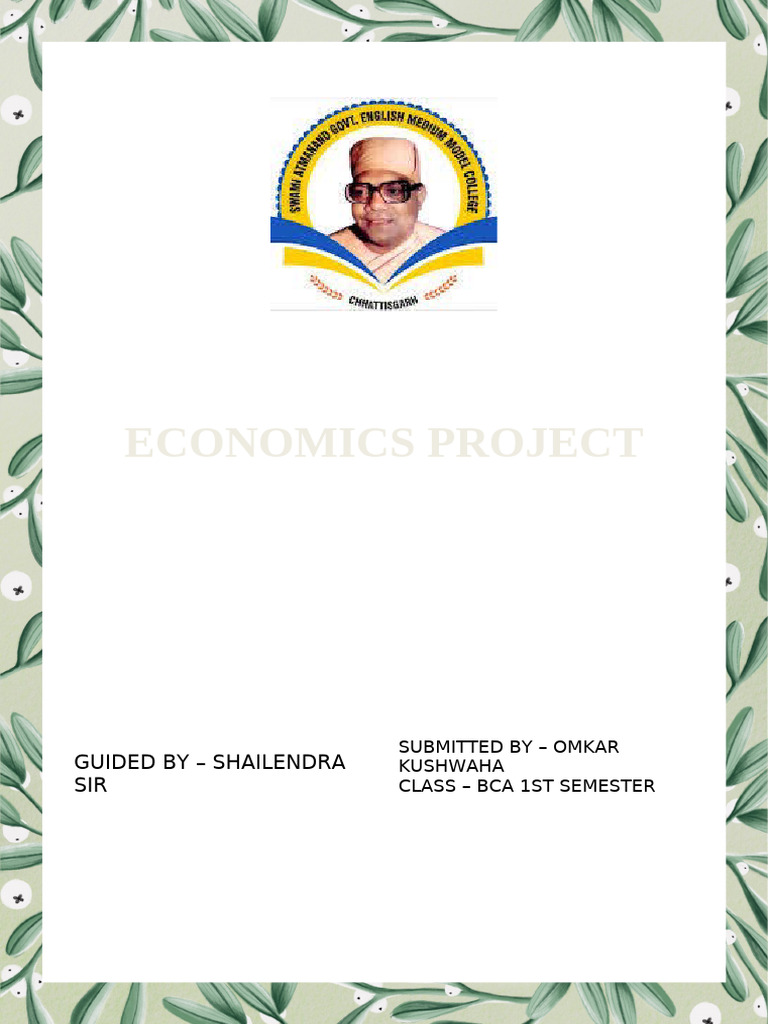 Border Front Page Design 9 | PDF