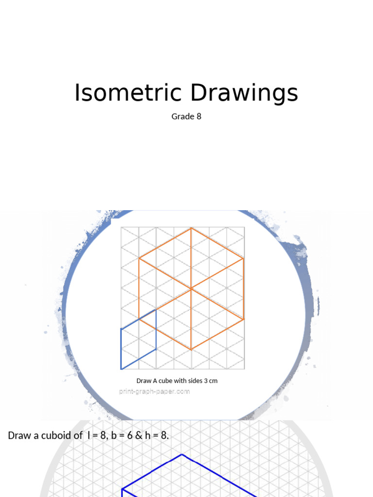 Isometric Drawing Guide for Grade 8 | PDF