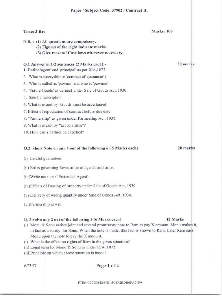 2019 May Contract II | PDF