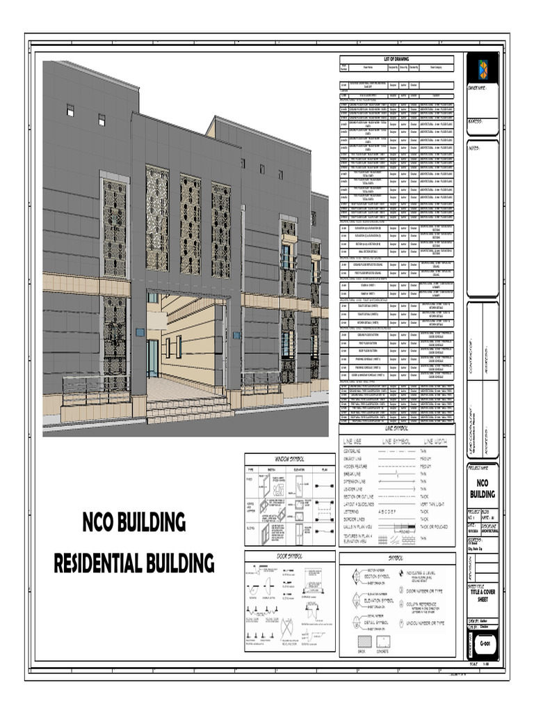 Architectural Drawing Document Overview | PDF | Civil Engineering ...
