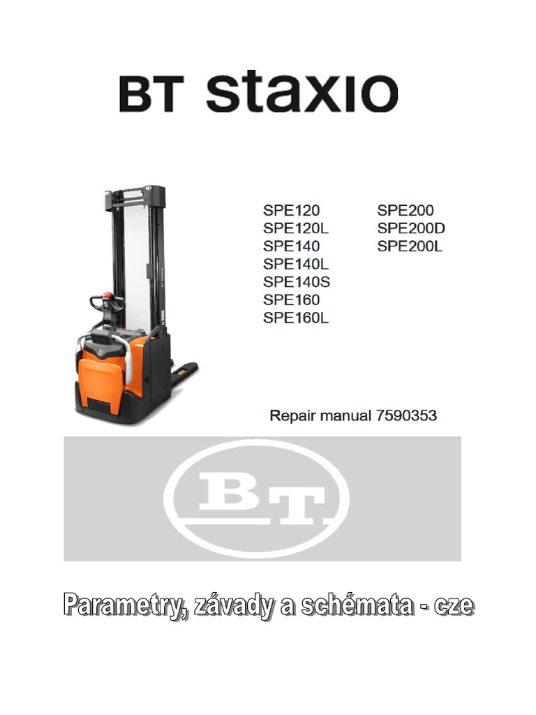 Staxio (SPE120, 140, 160 A 200 + SWE145, 160 A 200) CZ | PDF