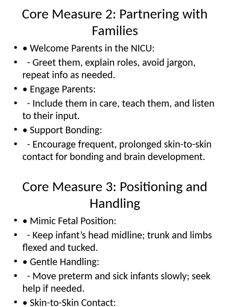 NICU Care Summary in The Neonatal Care Unit | PDF