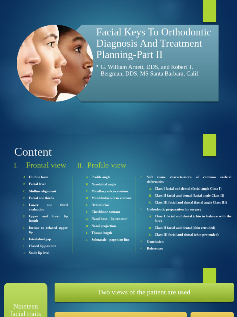 2-2 Facial Keys to Orthodontic Diagnosis and Treatment Planning-Part II ...