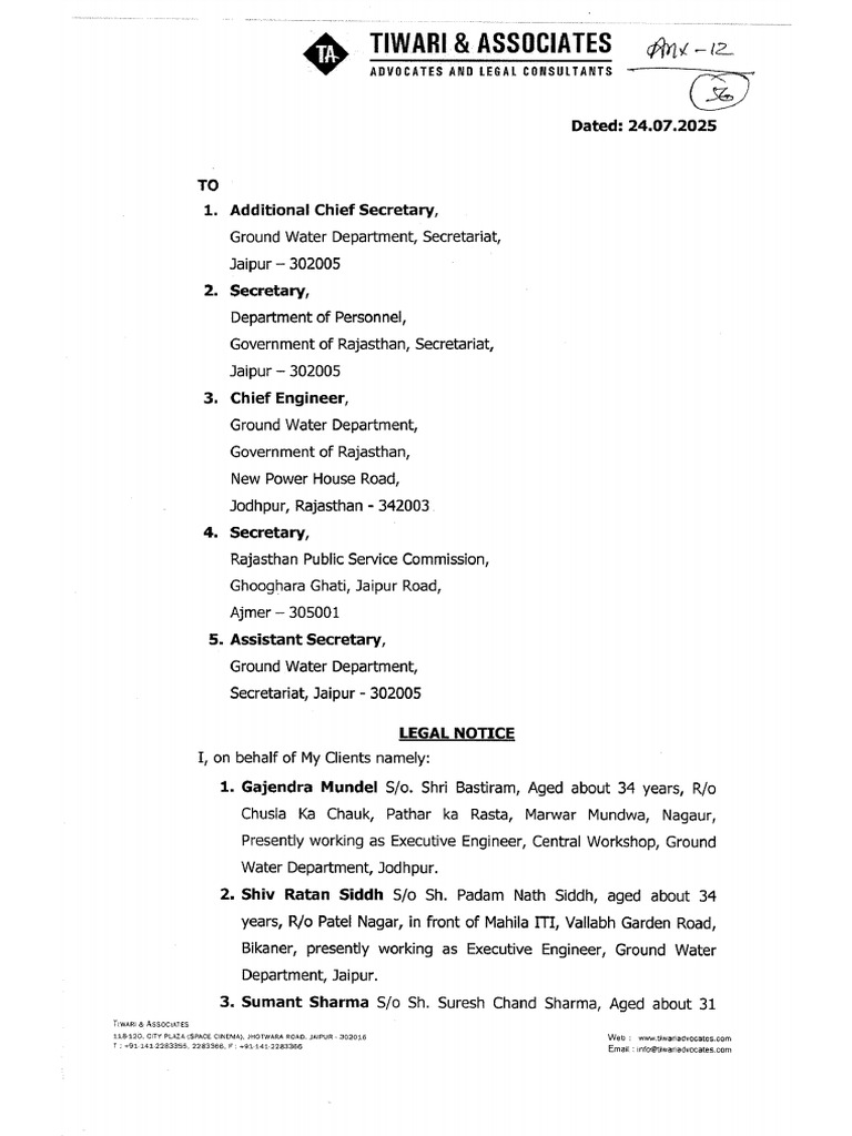 Court Notice | PDF