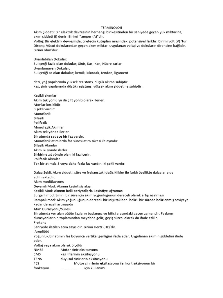 TERMİNOLOJİ | PDF