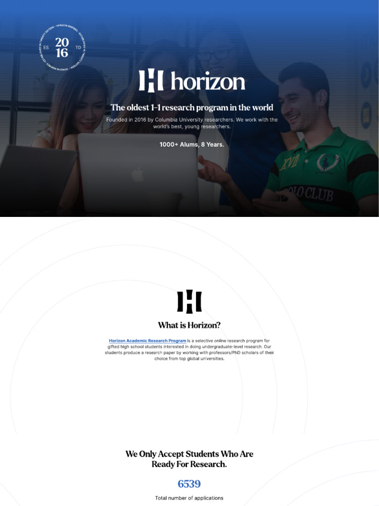 Horizon Academic Research Program 2025 | PDF | Machine Learning ...