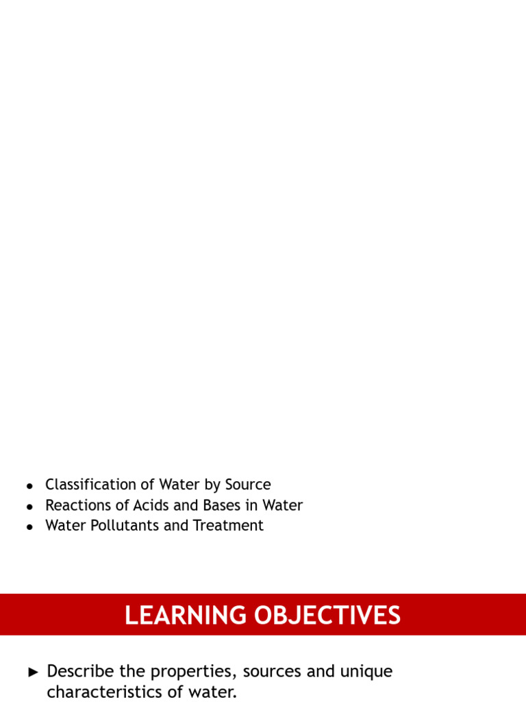 Chemistry of The Environment Water | PDF | Water | Ph