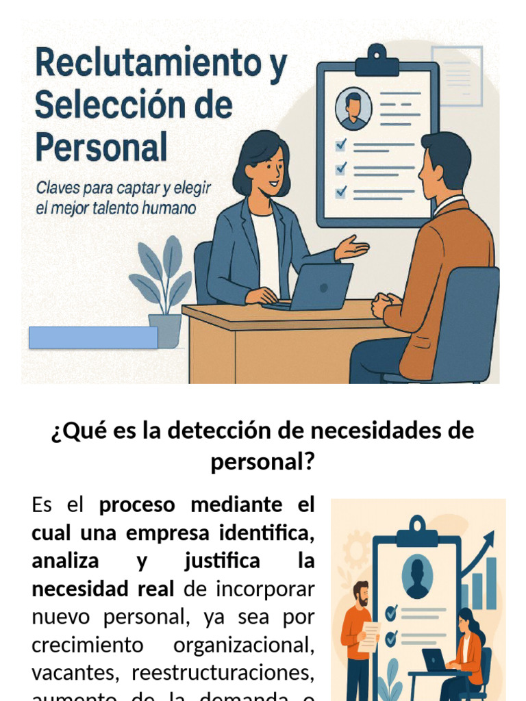 Detección y Selección de Personal Efectiva | PDF | Reclutamiento ...