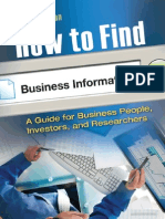 How To Find Business Information