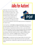 Autism Donation Letter