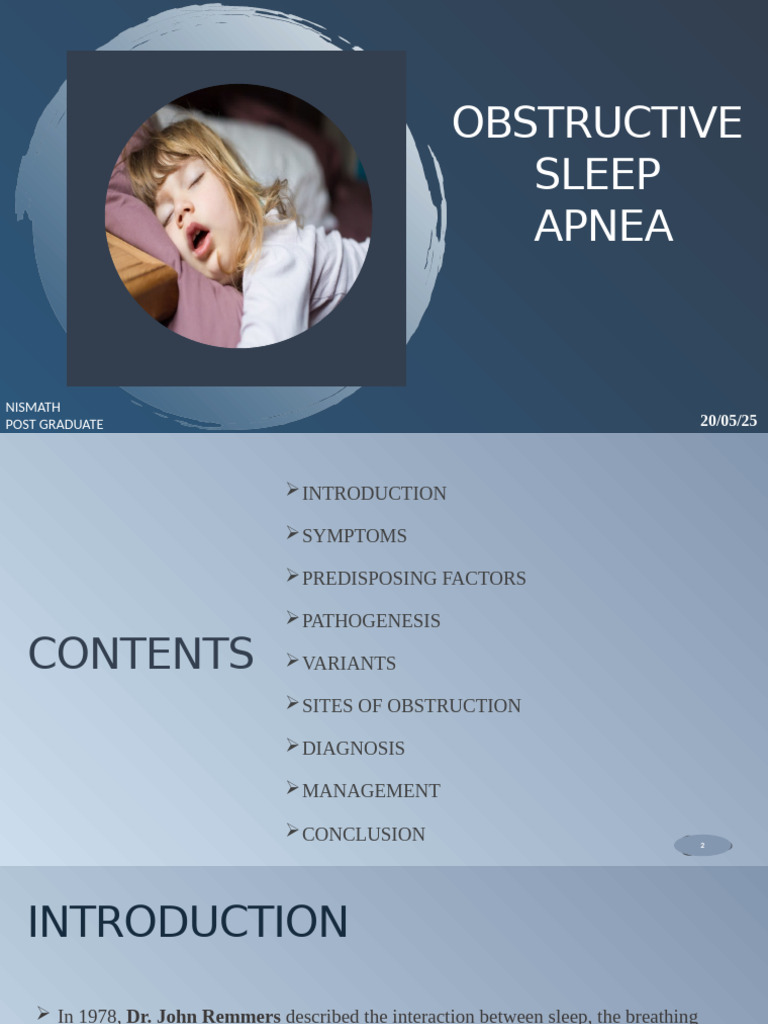 Understanding Obstructive Sleep Apnea | PDF | Sleep Apnea | Snoring