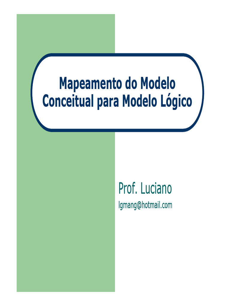 Mapeamento MER para Relacional | PDF | Modelo relacional | Informática