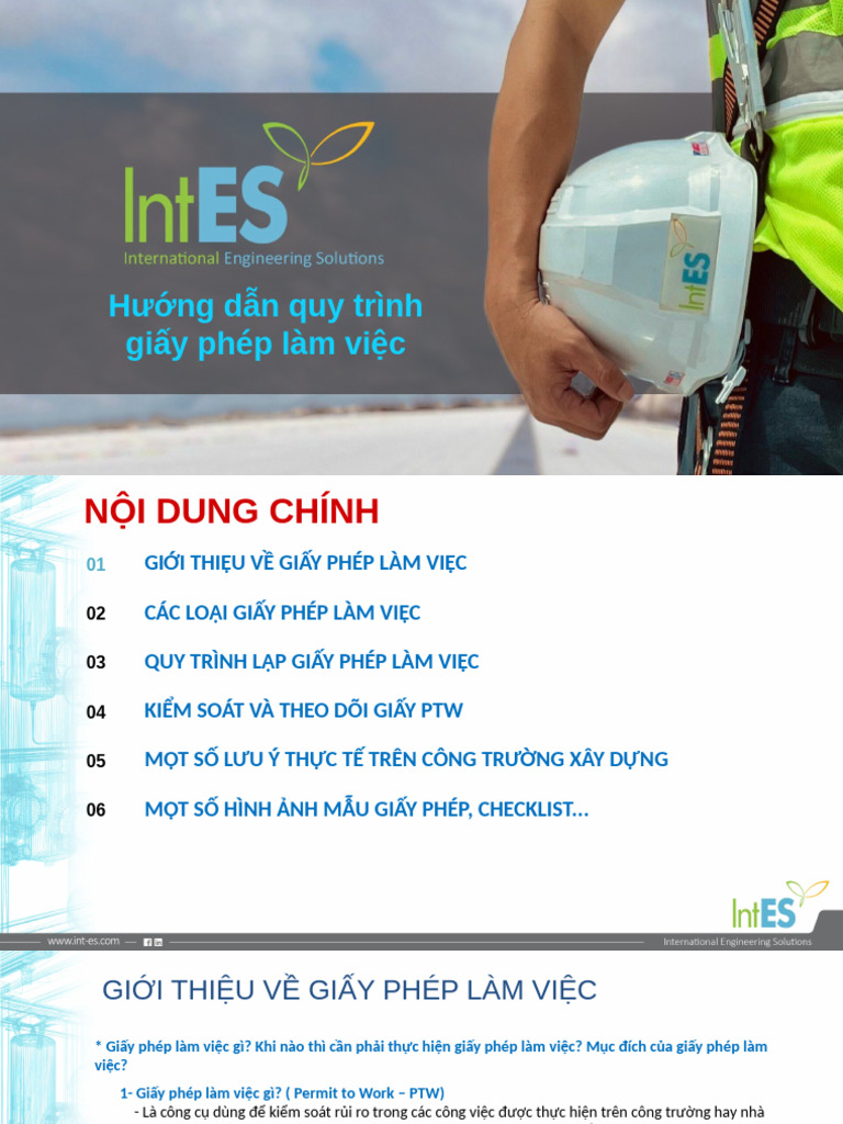 PTW Training - IntES Team | PDF