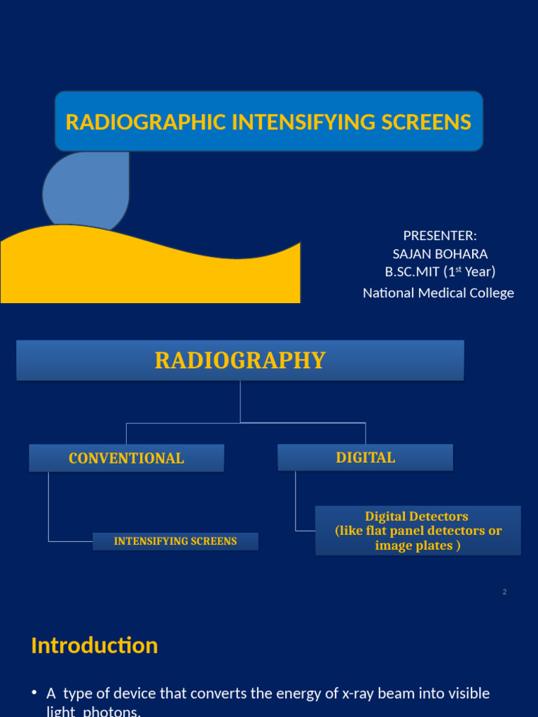 Understanding Radiographic Intensifying Screens | PDF | Radiography ...
