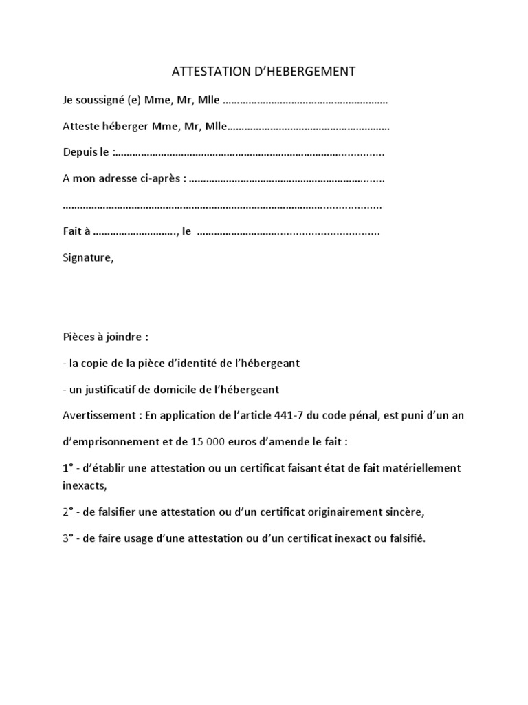 Attestation d | Justice | Crime et justice