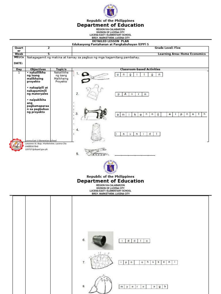 Department of Education: Republic of The Philippines | PDF