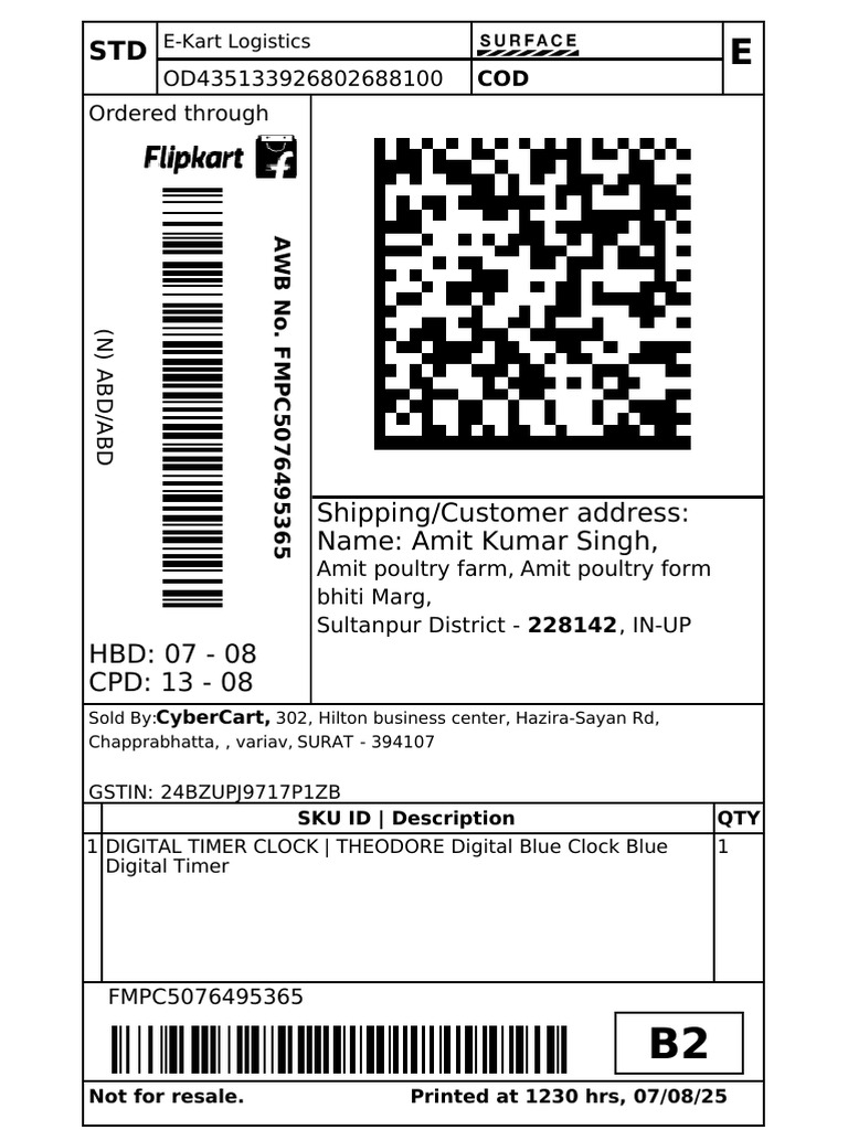 E-Kart Logistics Order Summary | PDF | Invoice | Economy Of India