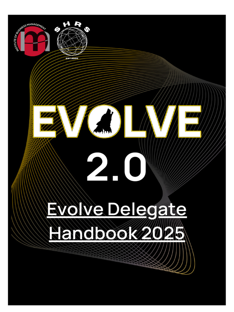 Evolve 2025 Delegate Handbook | PDF | Startup Company | Small Business ...
