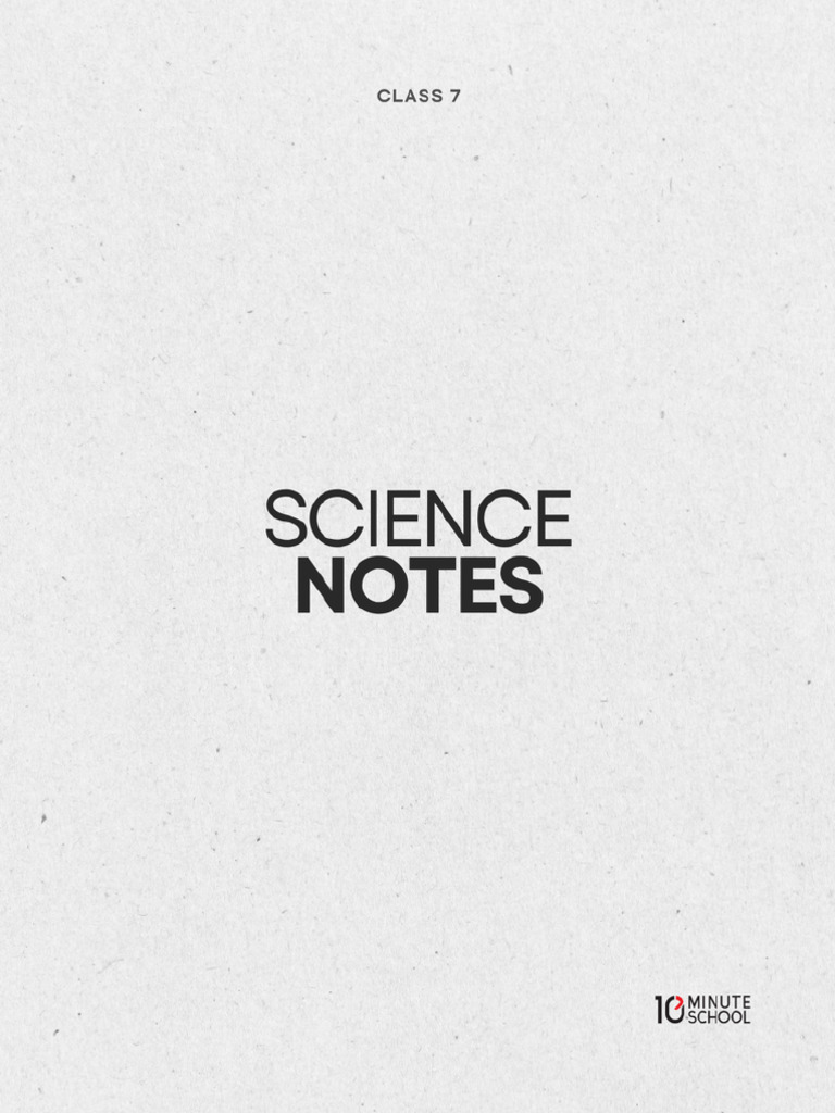 Class 7 Science Notes | PDF