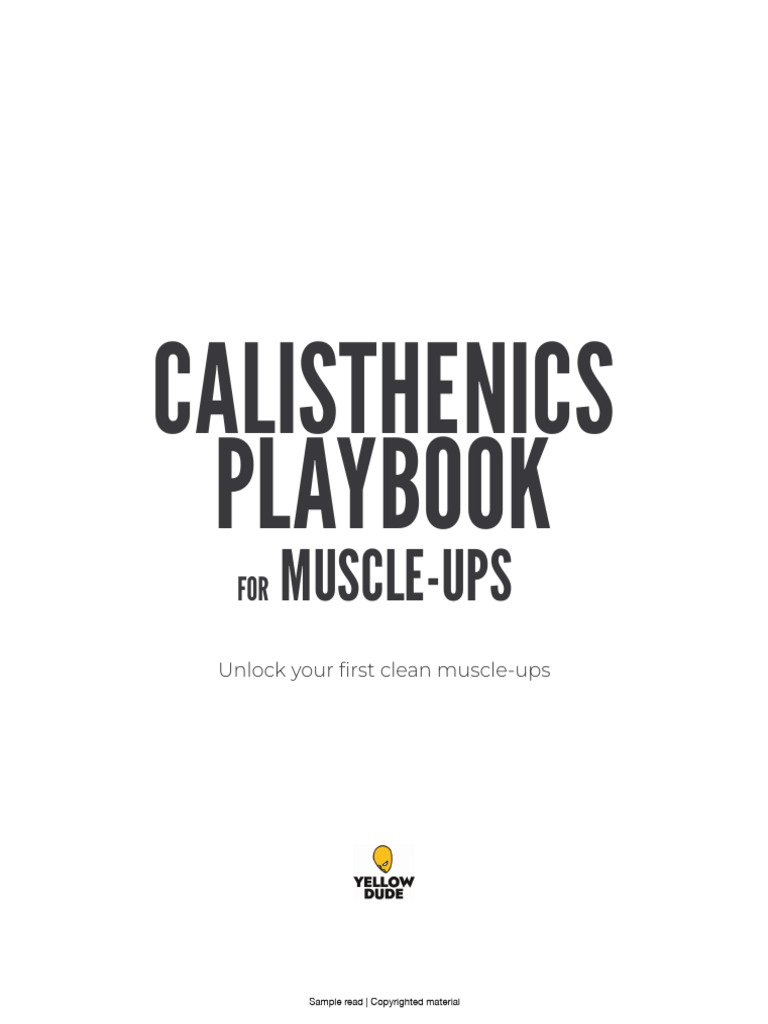 Muscle-Up Mastery Playbook | PDF | Musculoskeletal System