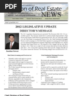 Download Utah Division of Real Estate Newsletter 1st Quarter 2012 by State of Utah SN89864853 doc pdf