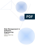 Risk Management in Software Engineering