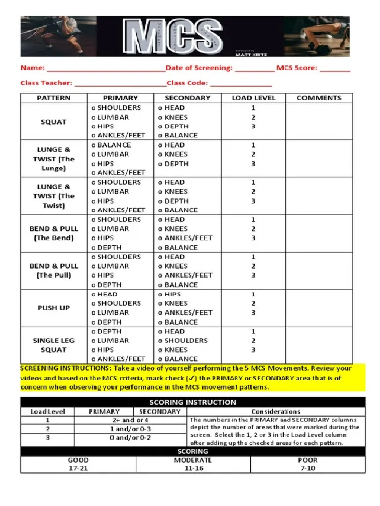 MCS PDF | PDF