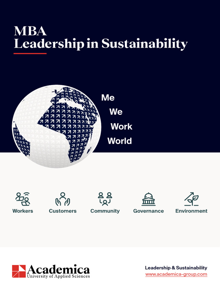 MBA Leadership in Sustainability 1752596008 | PDF
