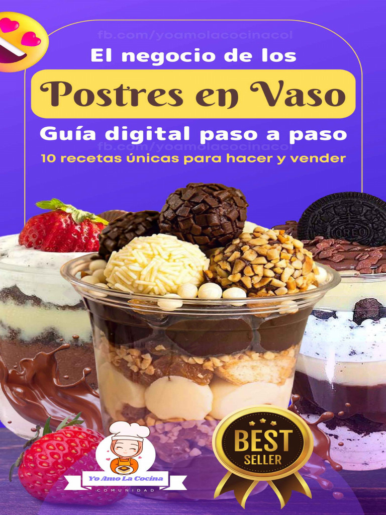 El Negocio de Los Postres en Vaso - Yo Amo La Cocina | PDF