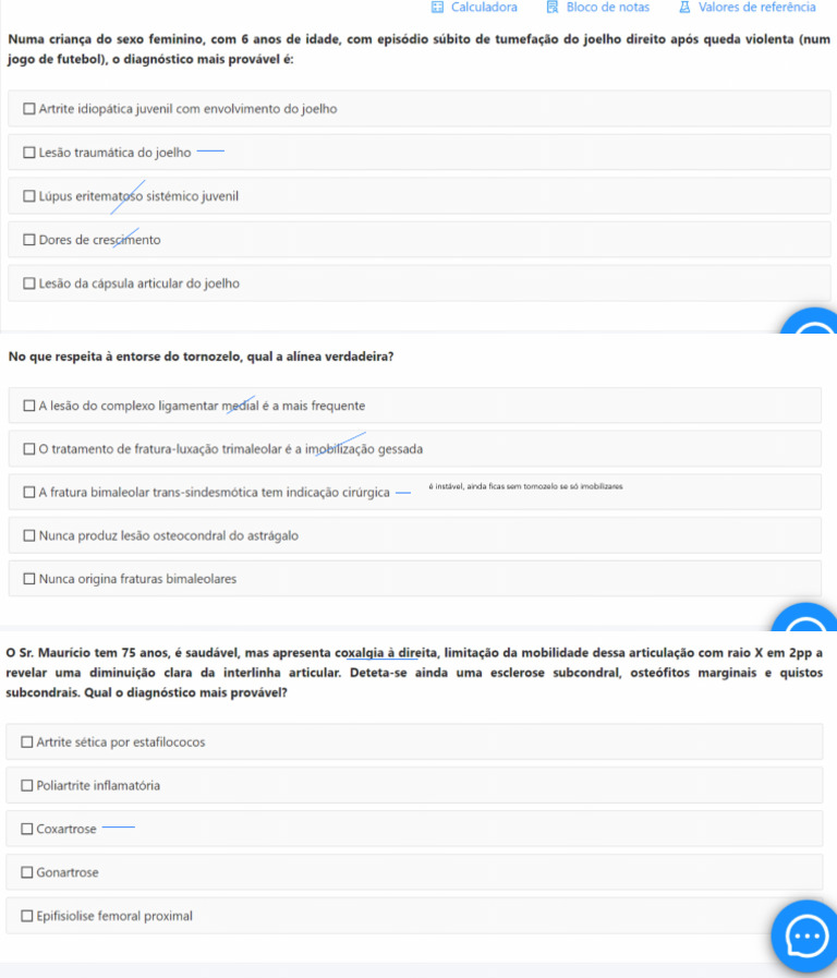 Análise de Condições Ortopédicas e Tratamentos | PDF