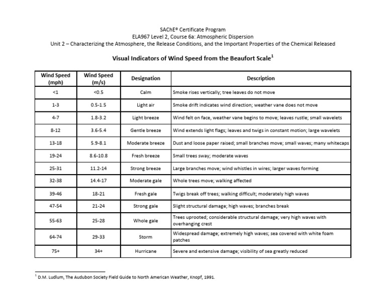 Wind Speed Indicators | PDF | Wound | Earth Phenomena