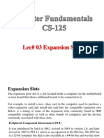 Lec#03 Expansion Slots