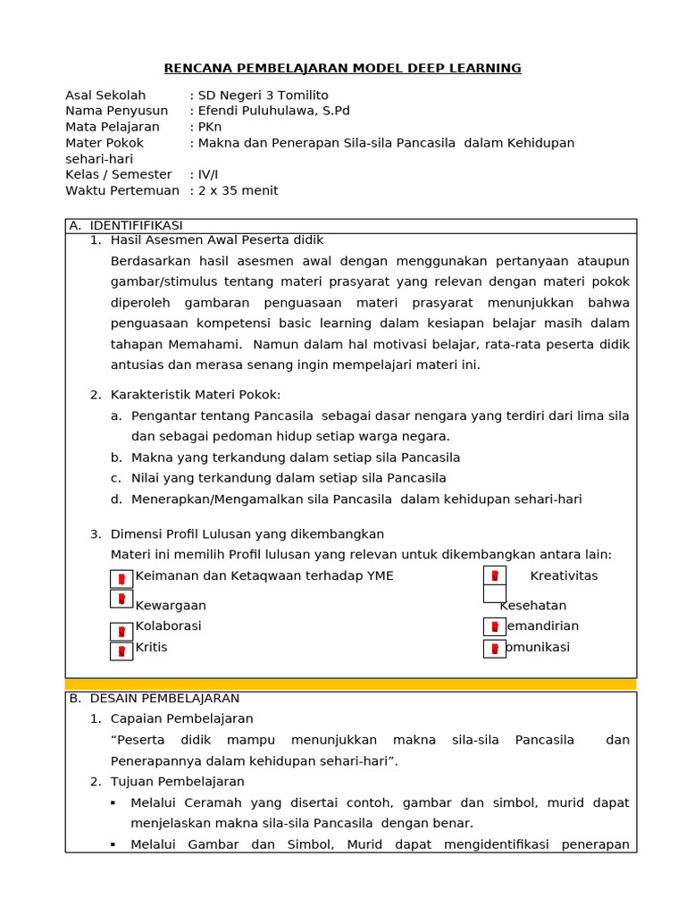 Template Rpp Deep Learning Pdf