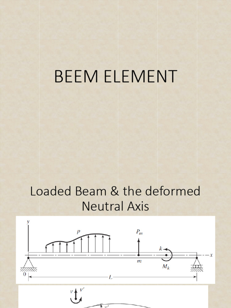 Beam Element Analysis and Load Vectors | PDF