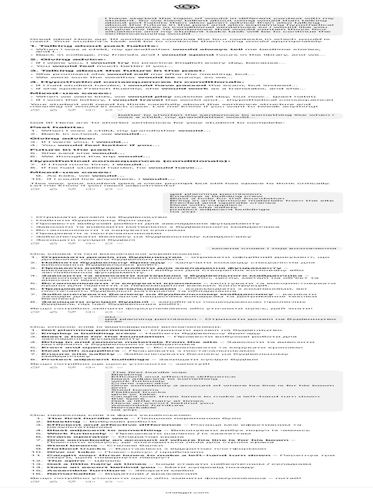 Would Usage Examples | PDF