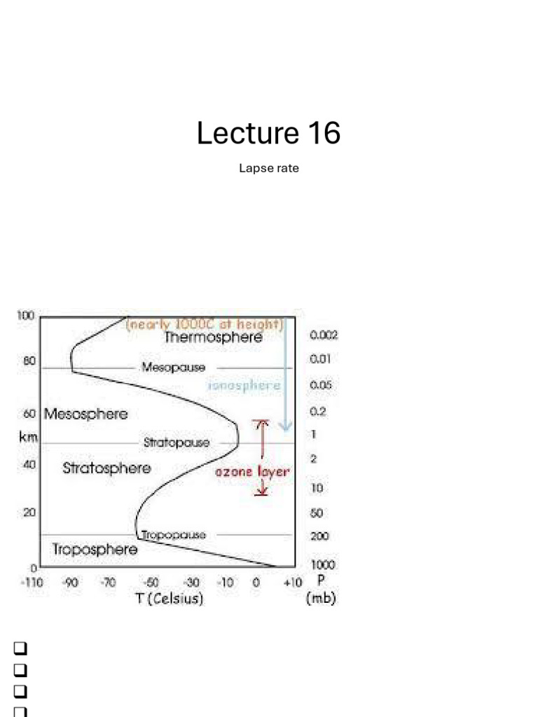 Atmospheric Layers and Pollution Dynamics | PDF | Atmosphere Of Earth ...