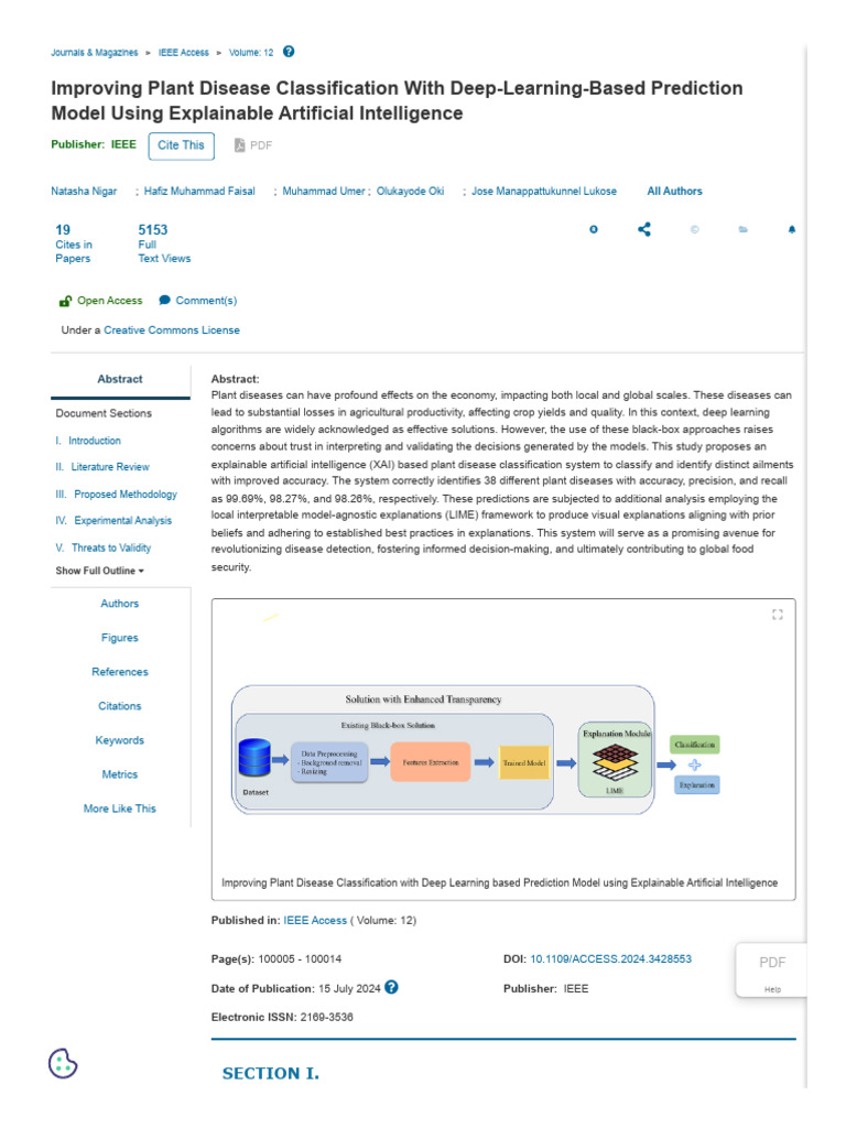 Improving Plant Disease Classification With DL Based Prediction Model ...