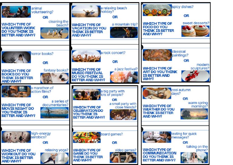 Speaking Cards B1 | PDF