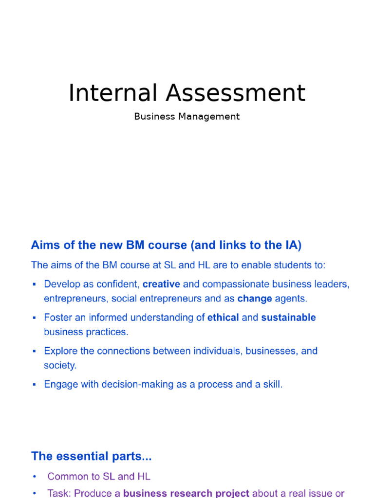 BM IA Inthinking Jan 25 | PDF