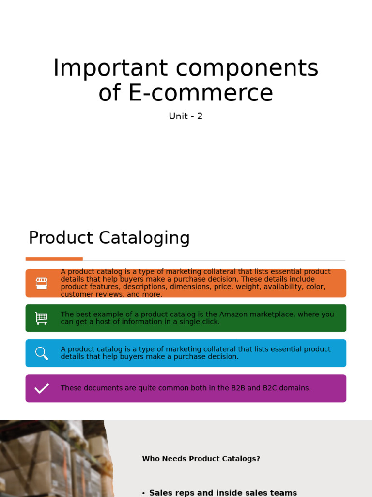 Essential Guide to E-commerce Product Catalogs | PDF | Warehouse | Brand