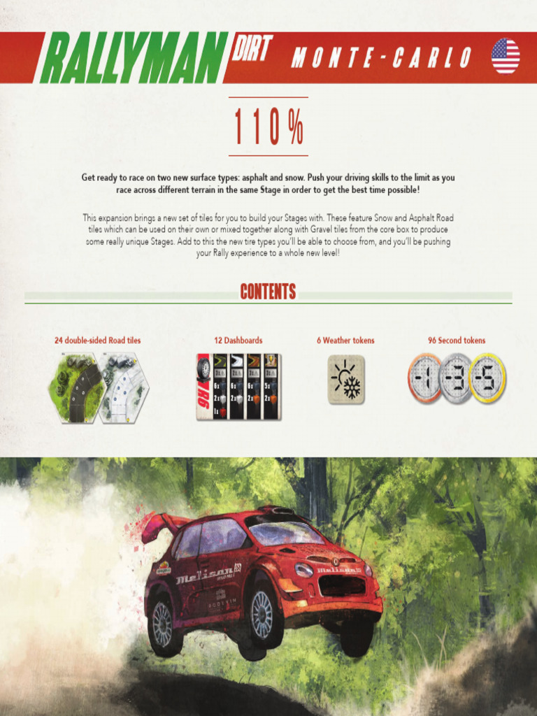 Rallyman: DIRT Monte Carlo Rules | PDF | Road | Tire