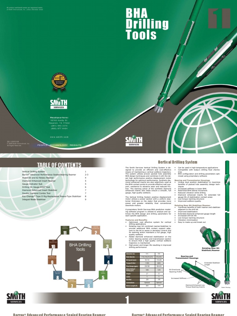 1 - BHA Drilling Tools | PDF | Drilling Rig | Drilling